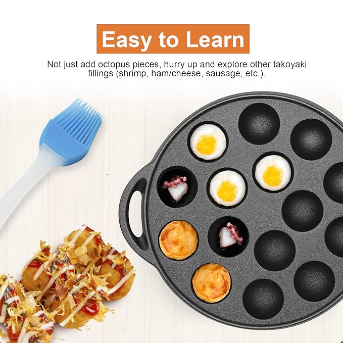 Multi-Purpose Cast Iron Round Mold Pan(21cm) - Image 7