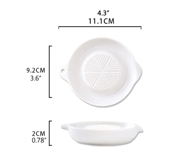 Multi-Purpose Ceramic Grater for Cheese & Vegetables(11cm) - Image 7