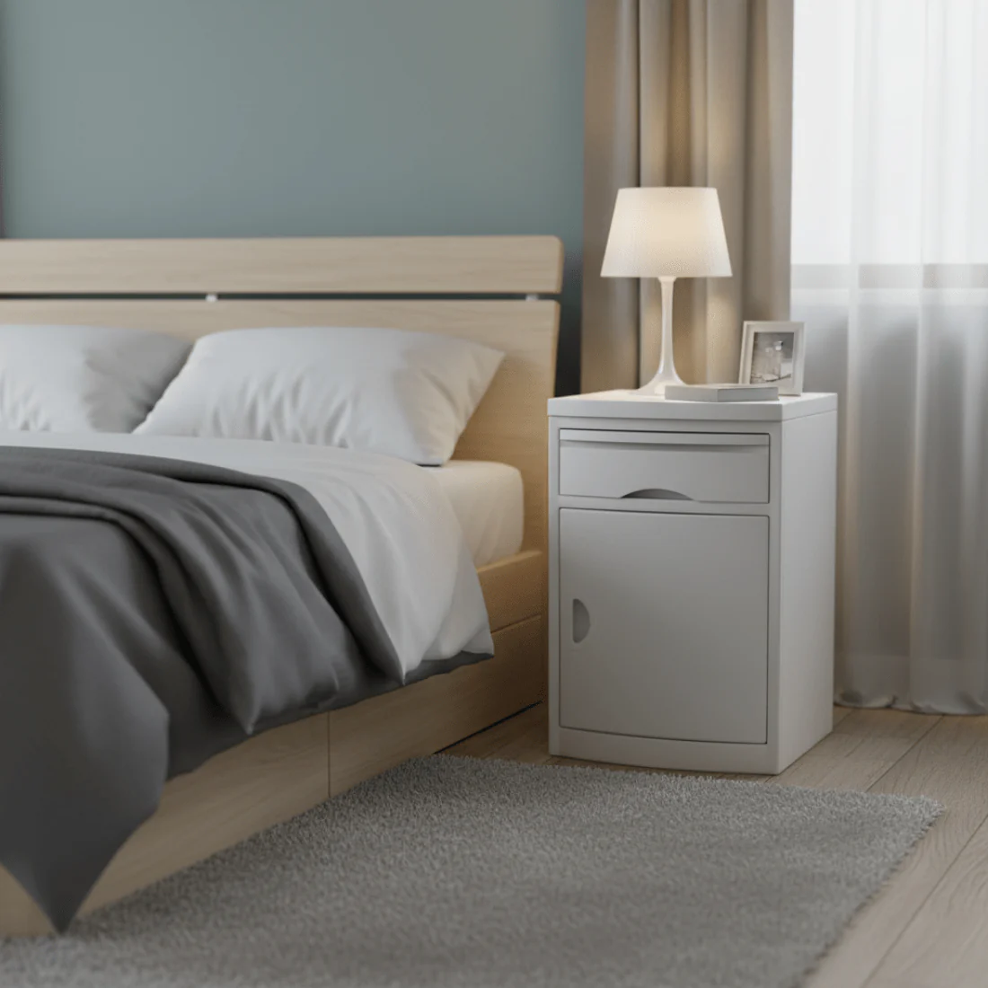 Multi-Purpose Compact Plastic Storage Cabinet(74cm) - Image 2