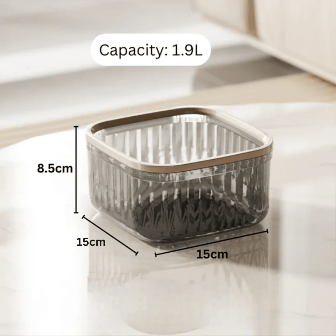Multi-Purpose Compact Storage Box with Lid - Image 8