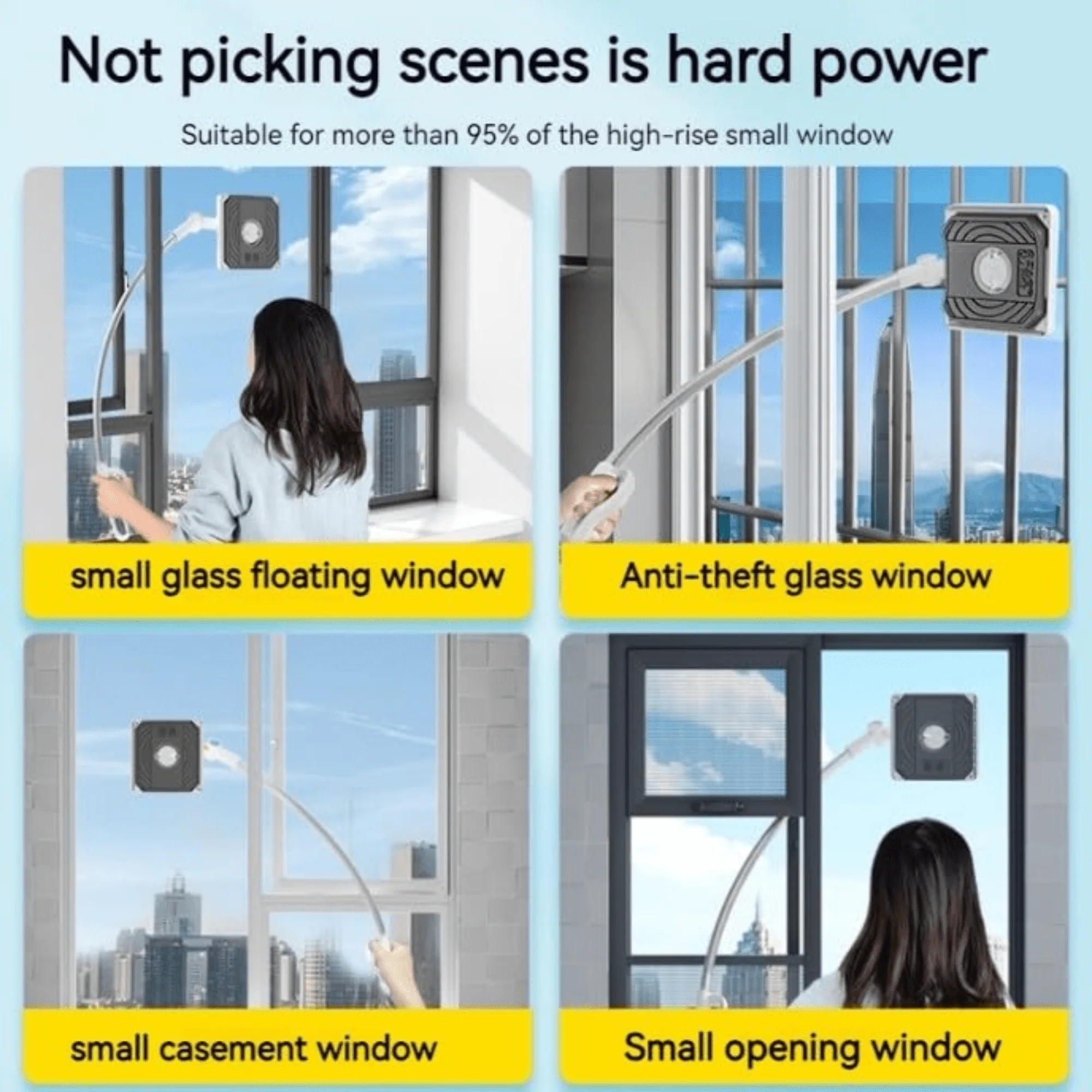 Multi-Purpose Glass Cleaning Tool - Image 5