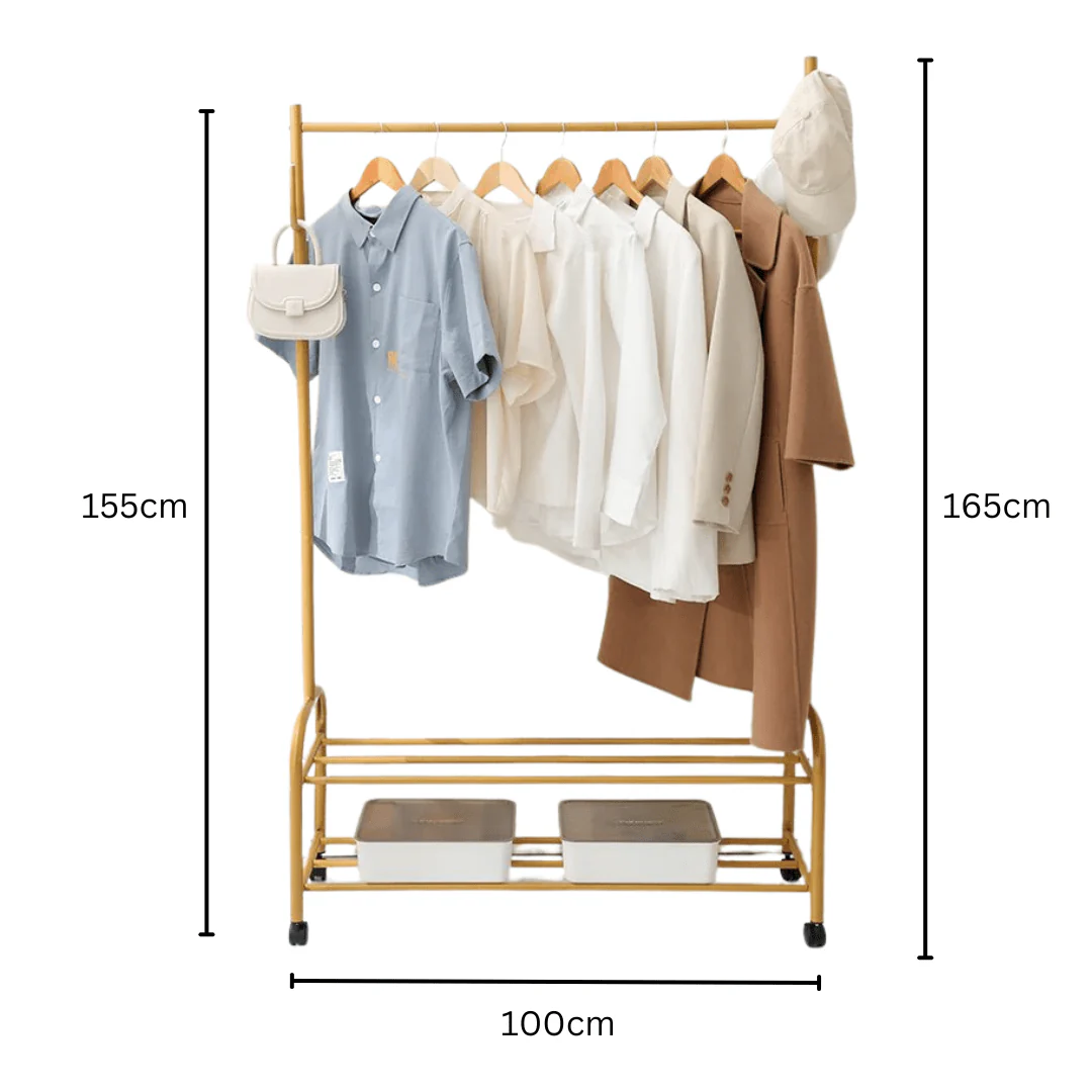 Multi-Purpose Gold Flex Wardrobe Organizer - Image 7