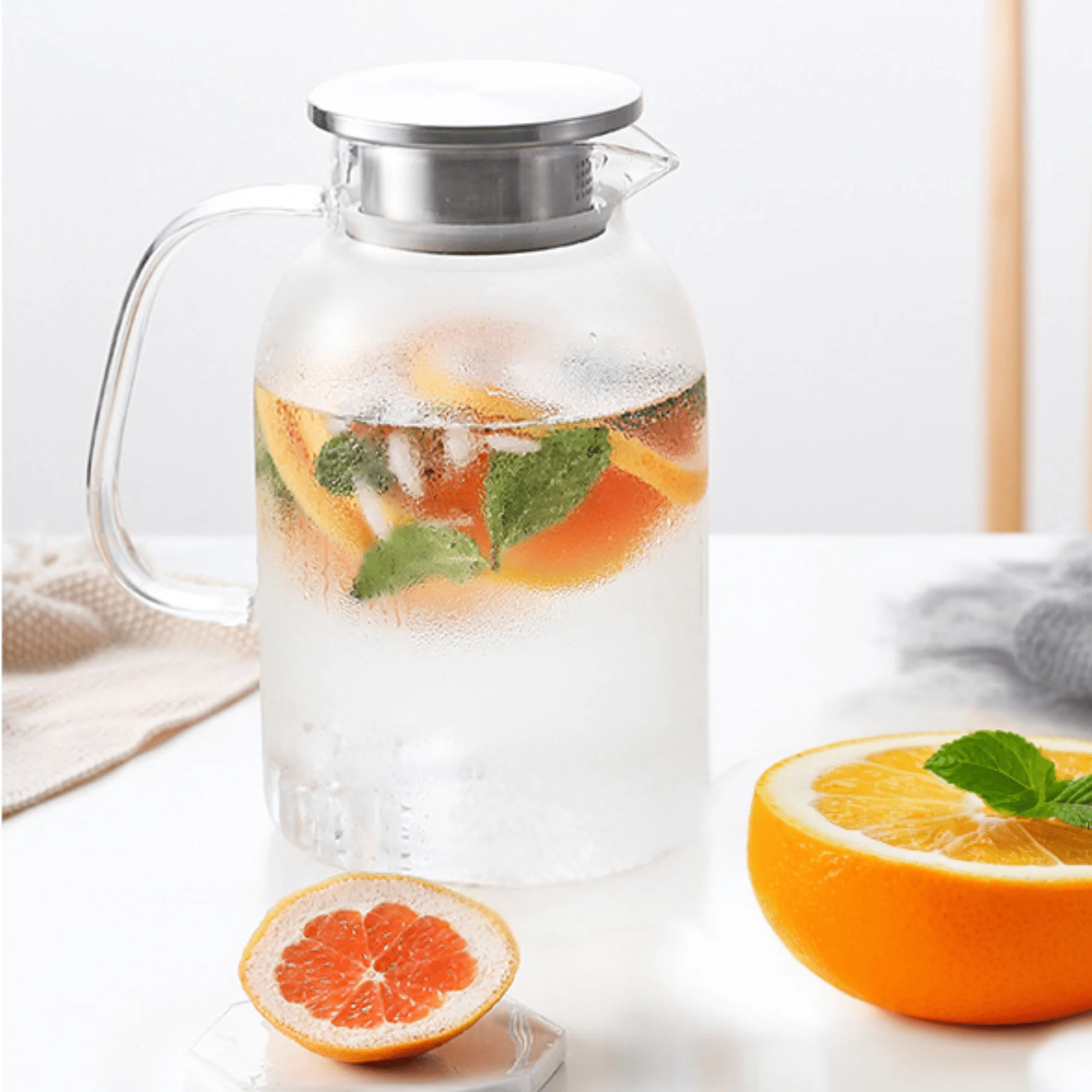 Multi-Purpose Large Capacity Heat-Resistant Borosilicate Glass Kettle - 1800ml - Image 3