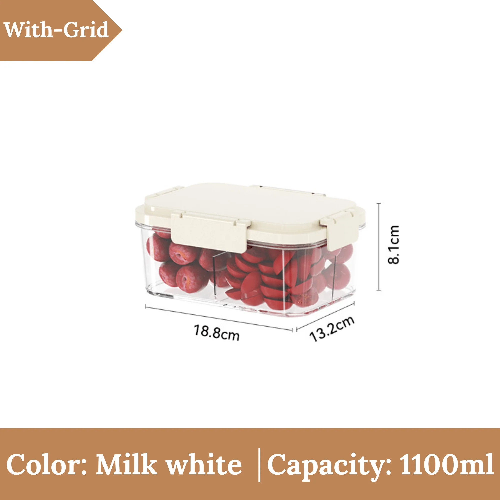 Multi-Purpose Leakproof Food Storage Container with Compartments - Image 7