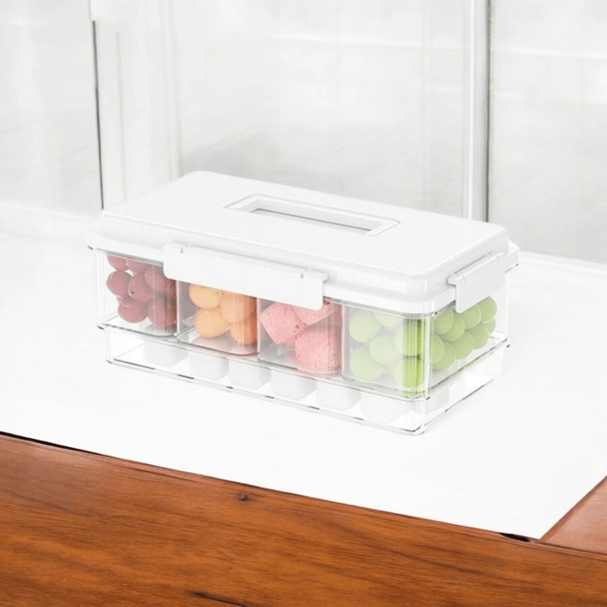 Multi-Purpose Leakproof Plastic Food Storage Container with Lid (Pack of 1) - Image 6