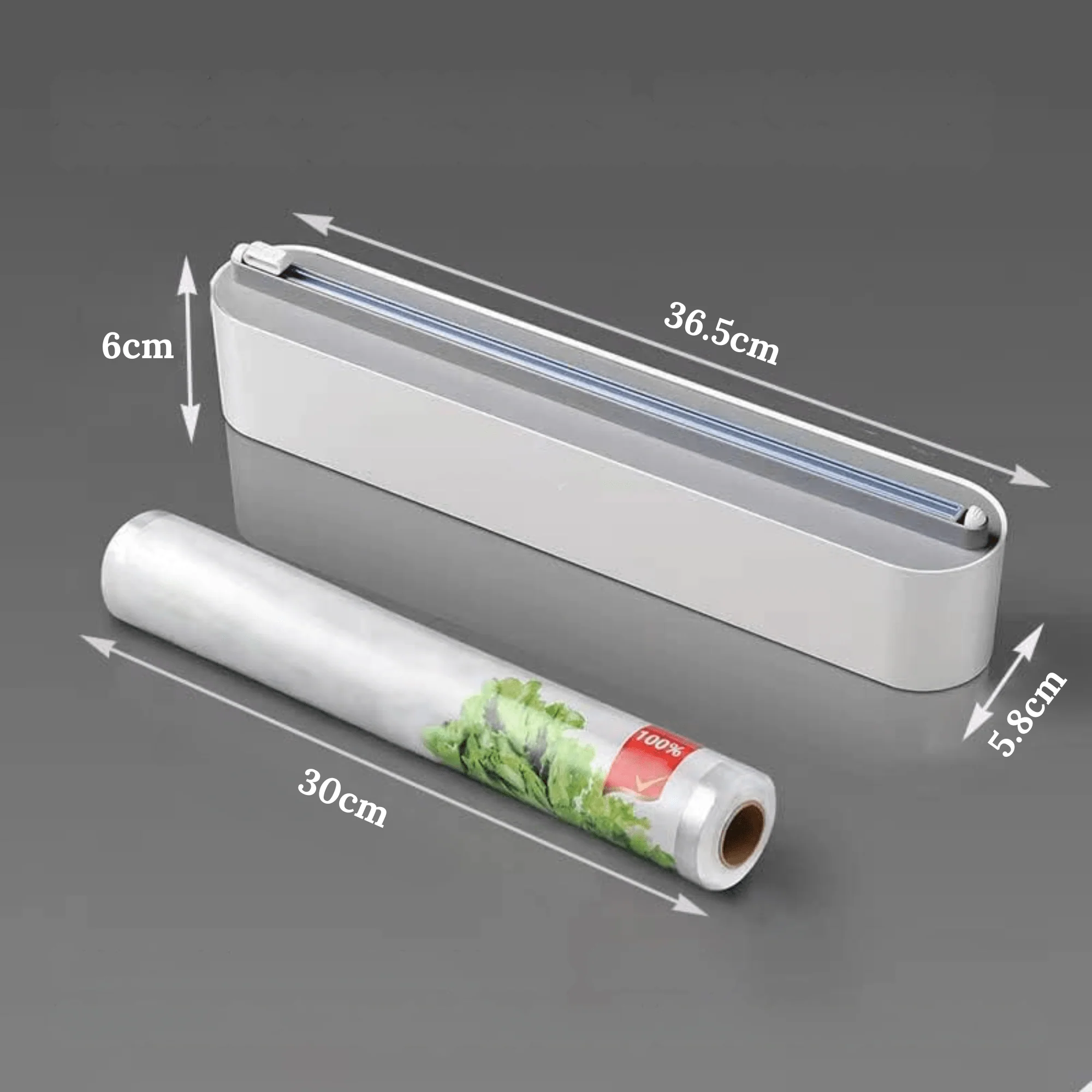 Multi-Purpose Magnetic Plastic Wrap Cutter with Built-in Blade (36.5cm) - Image 9