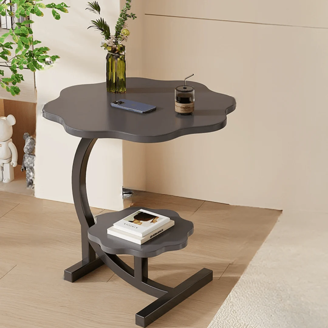 Multi-Purpose Wooden Bedside and Sofa Side Table - Image 3