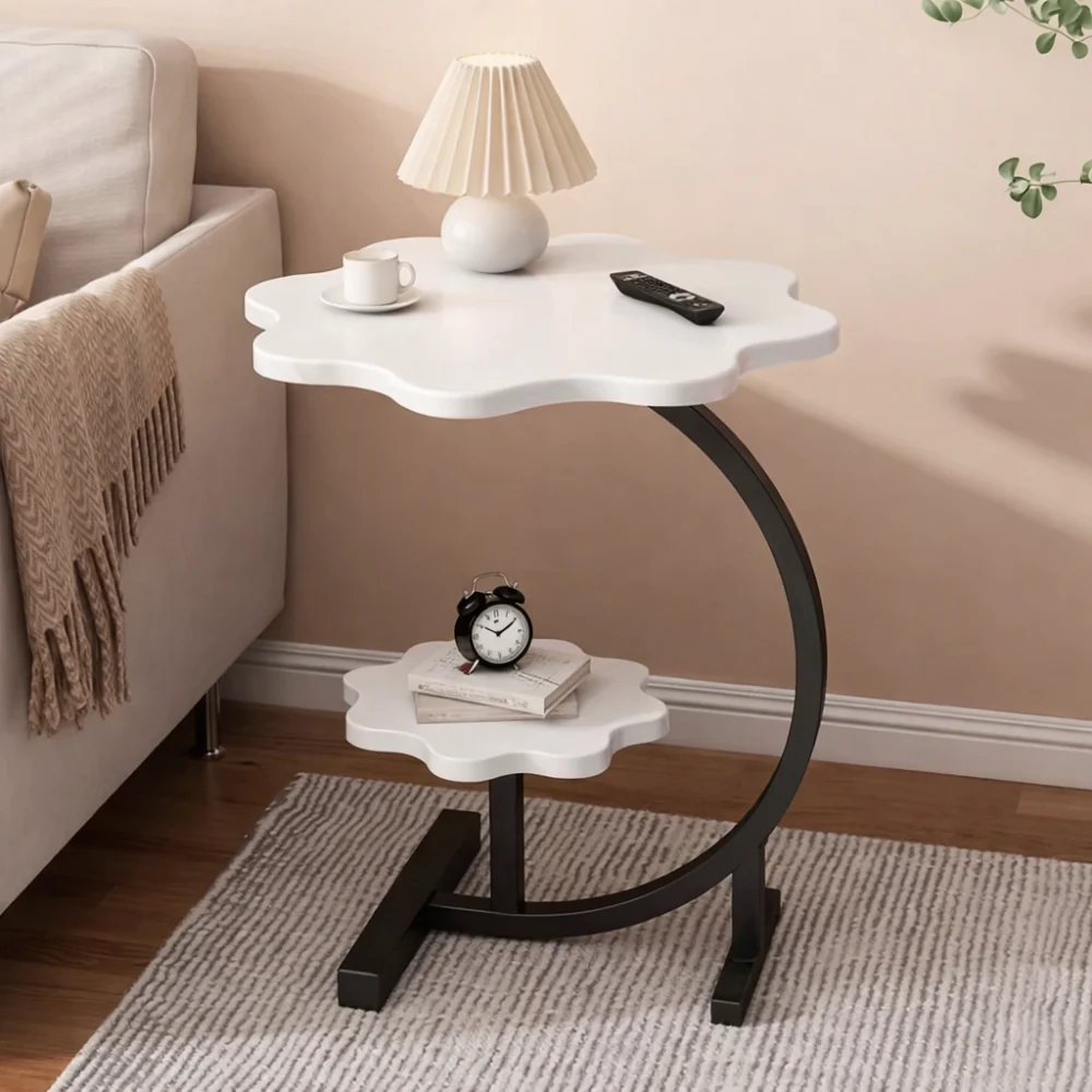 Multi-Purpose Wooden Bedside and Sofa Side Table - Image 5