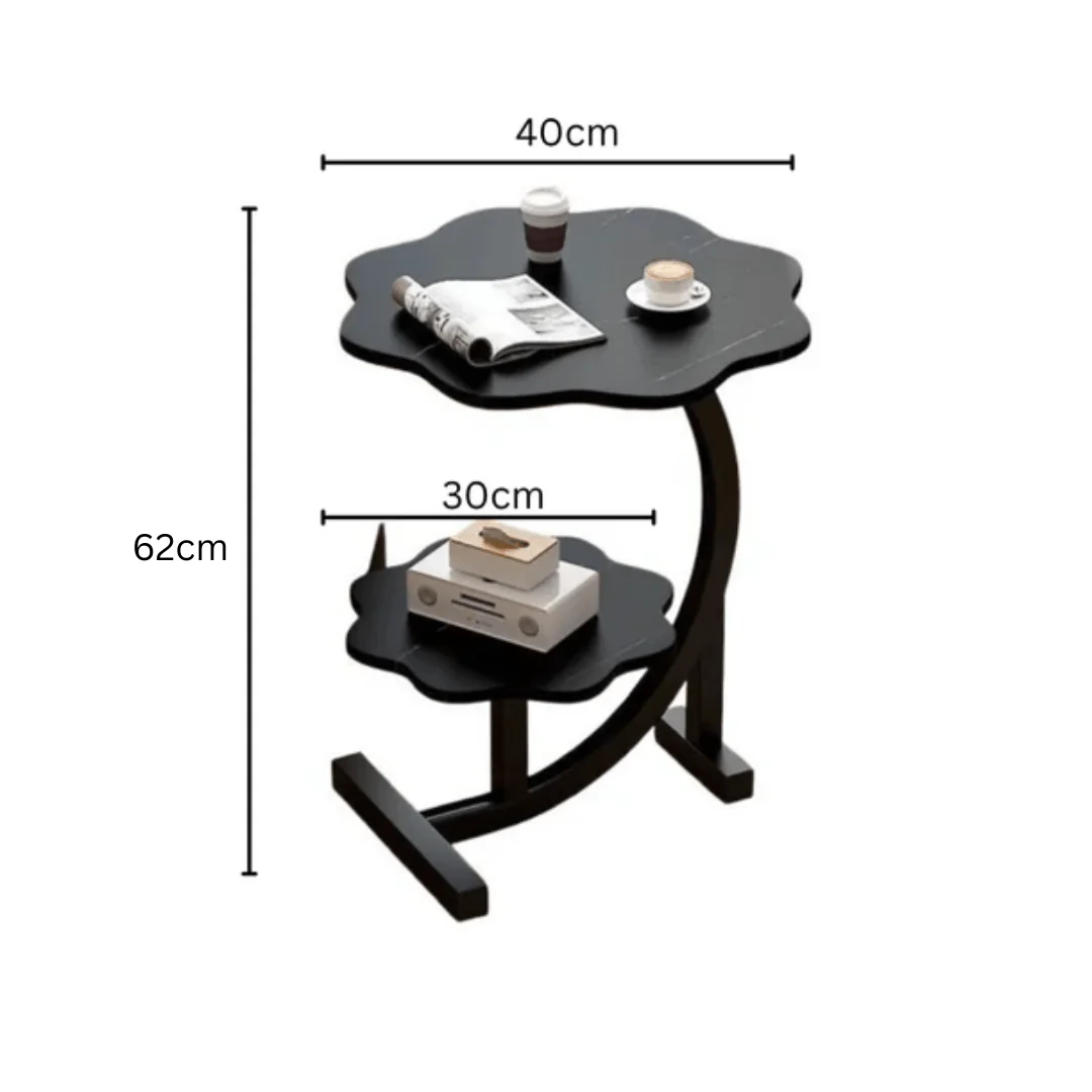 Multi-Purpose Wooden Bedside and Sofa Side Table - Image 6