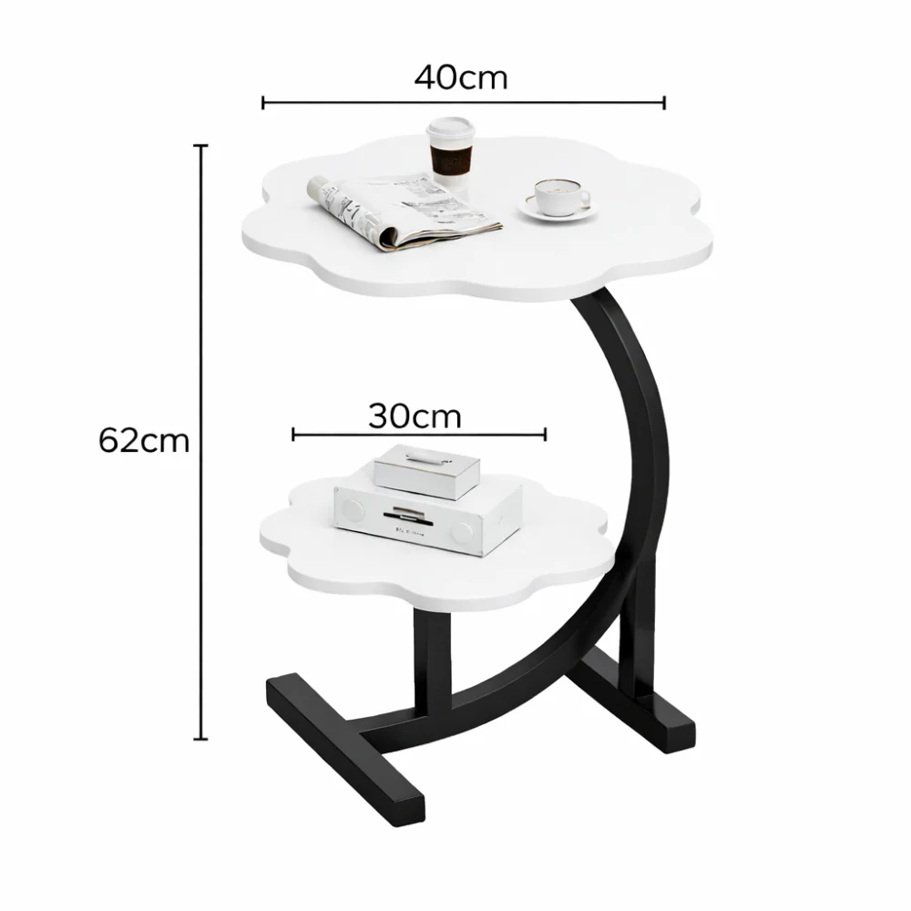 Multi-Purpose Wooden Bedside and Sofa Side Table - Image 7