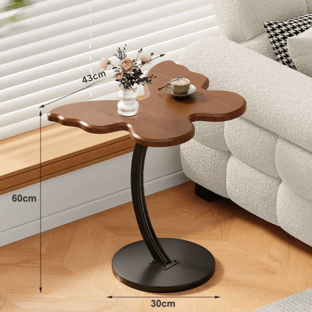 Multi-Purpose Metal Butterfly Bedside Table with Rounded Safe Corners (30cm) - Image 6