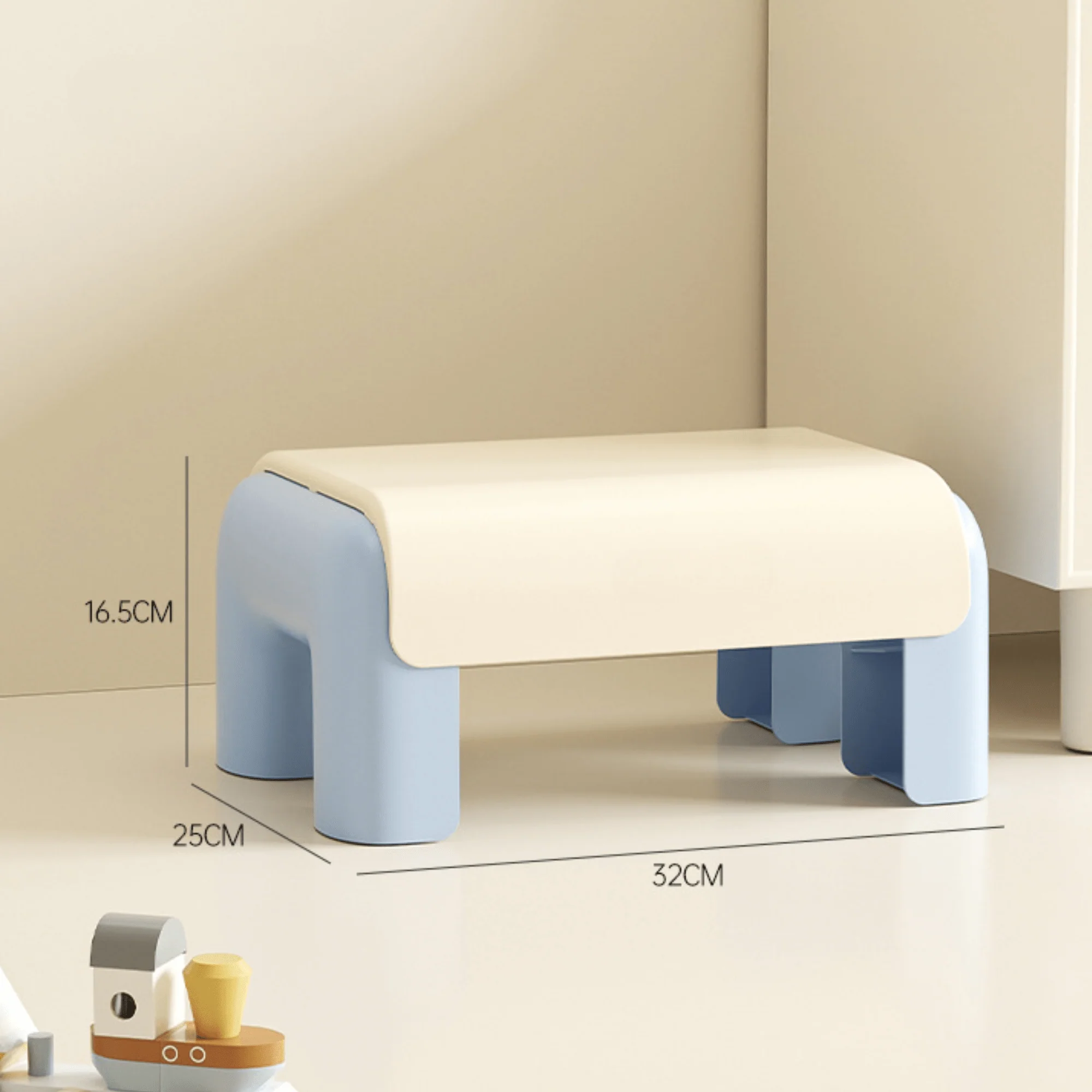 Multi-Purpose Non-Slip Plastic Stool Home Use (32cm) - Image 6