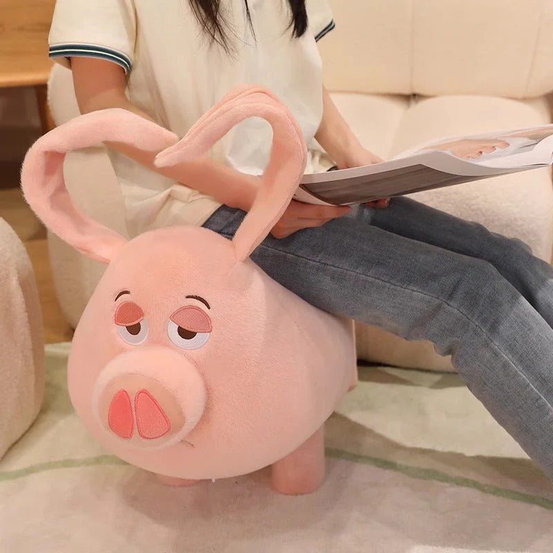 Multi-Purpose Pig Stool Soft Plush Chair (60cm) - Image 5