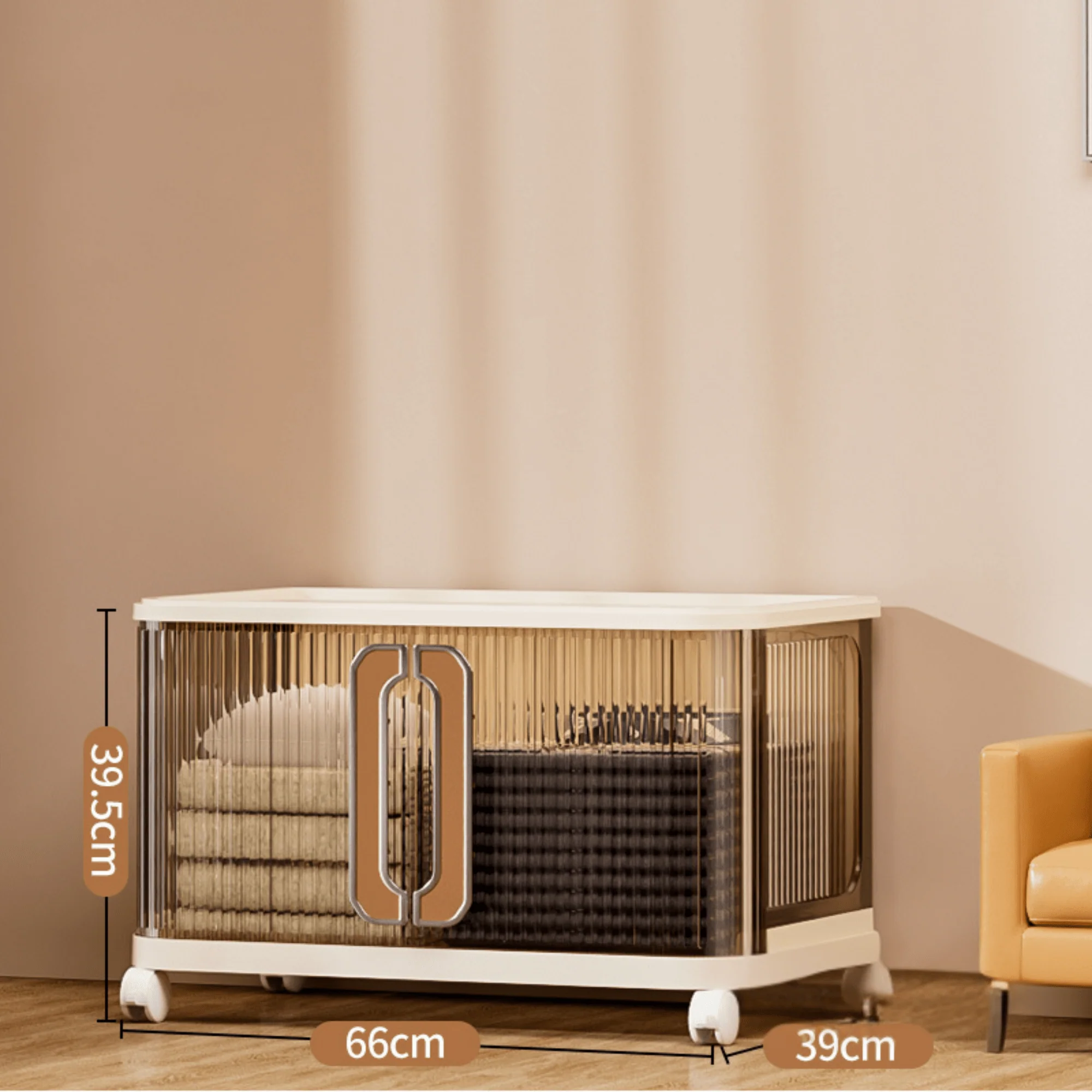 Multi-Purpose Plastic Large-Capacity Foldable Storage Cabinet with Double Doors - Image 10