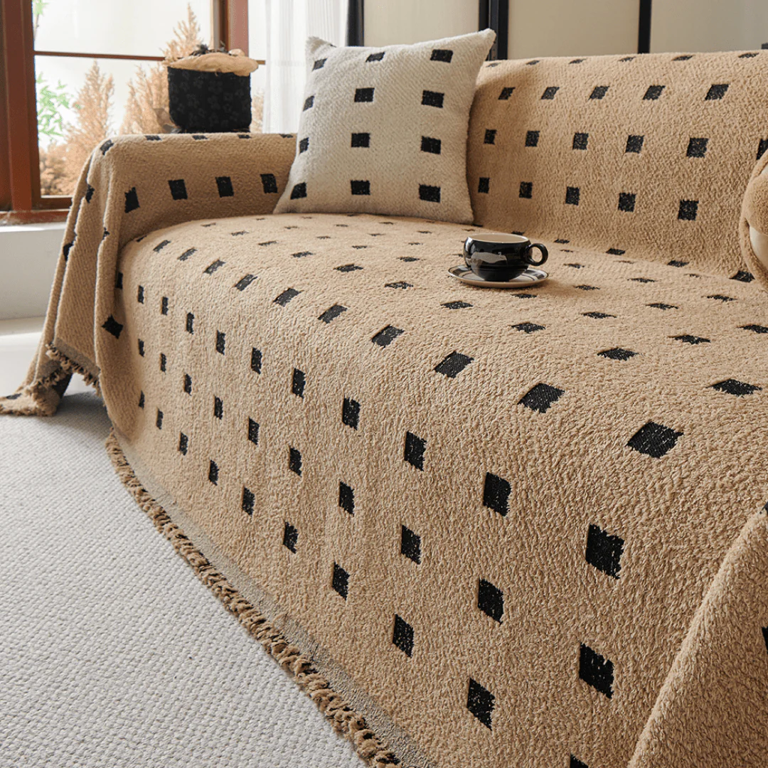 Multi-Purpose Plush Chenille Anti-Slip Full Sofa Cover - Image 3