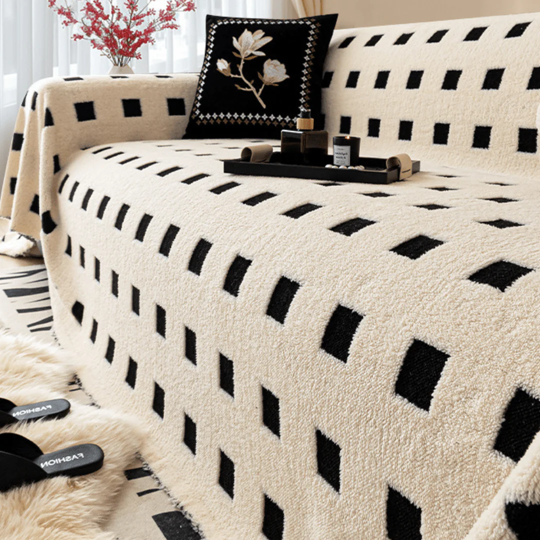 Multi-Purpose Plush Chenille Anti-Slip Full Sofa Cover - Image 4
