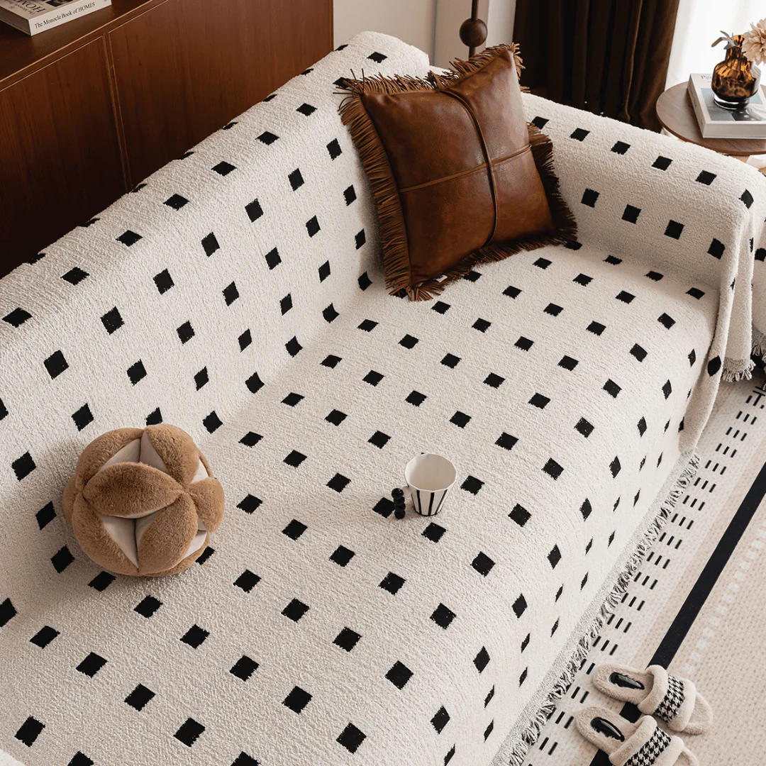 Multi-Purpose Plush Chenille Anti-Slip Full Sofa Cover - Image 5