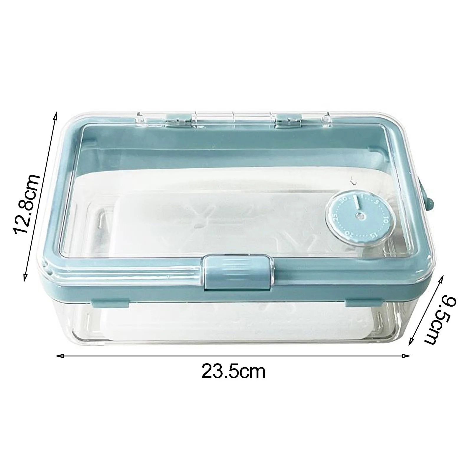 Multi-Purpose Portable Leak-Proof Sealing Crisper Box with Ice Crystals (Blue) - Image 6