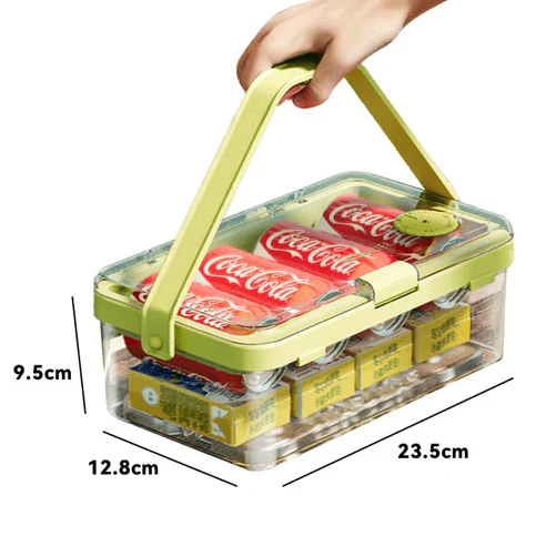 Multi-Purpose Portable Leak-Proof Sealing Crisper Box with Ice Crystals (Green) - Image 6