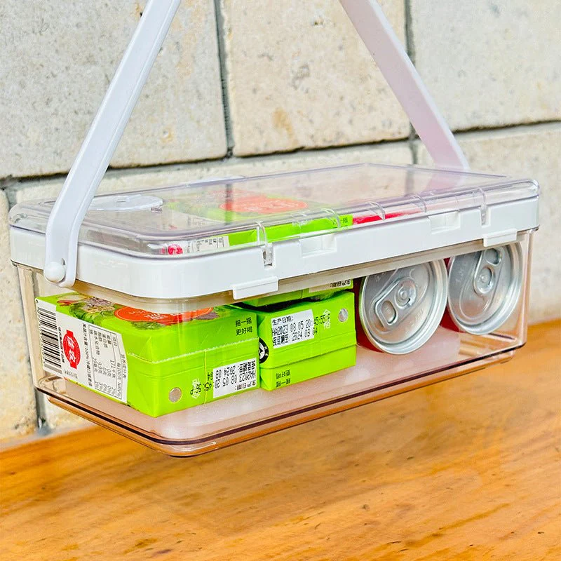 Multi-Purpose Portable Leak-Proof Sealing Crisper Box with Ice Crystals (White Mapal) - Image 2