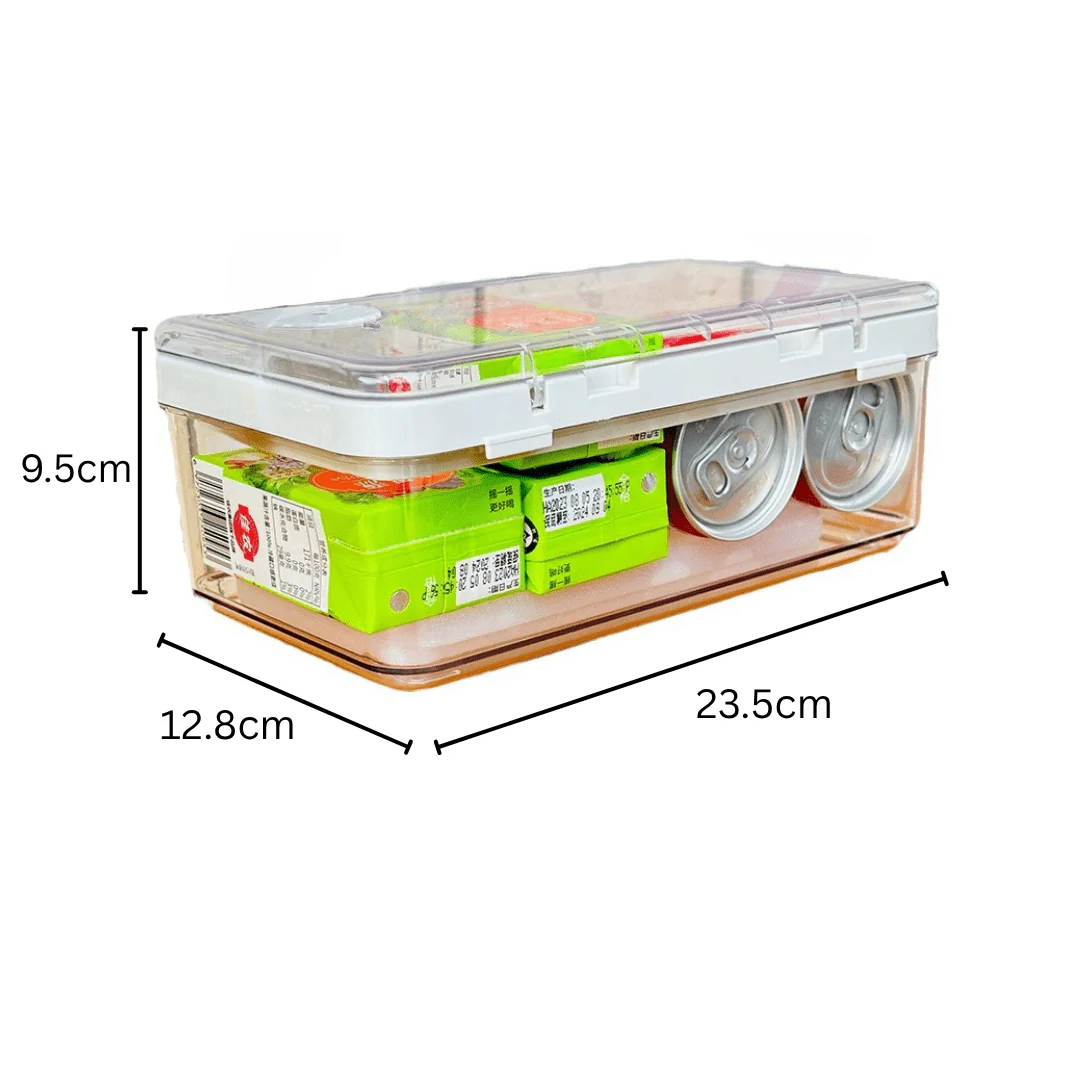 Multi-Purpose Portable Leak-Proof Sealing Crisper Box with Ice Crystals (White Mapal) - Image 6