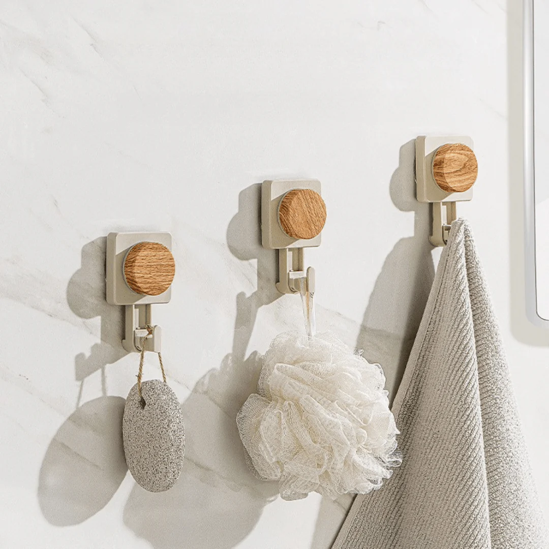 Multi-Purpose Load-Bearing Punch-Free Rotating Wall Hooks - Image 5