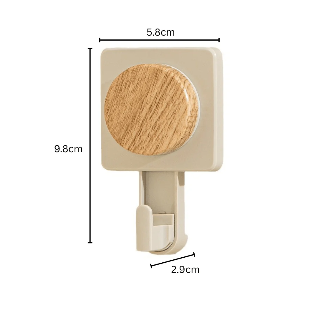 Multi-Purpose Load-Bearing Punch-Free Rotating Wall Hooks - Image 7