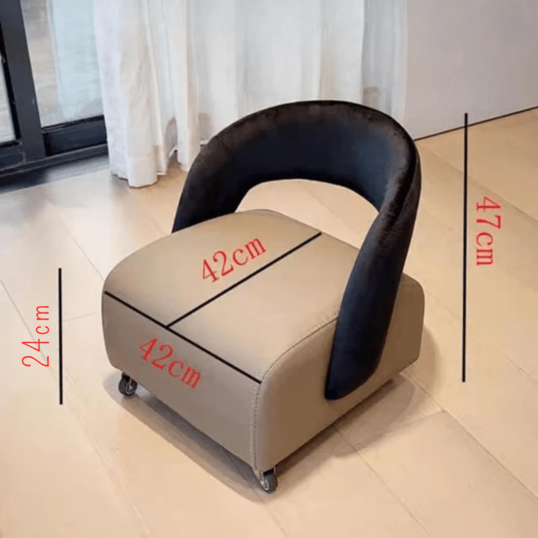 Multi-Purpose Rolling Shoe Stool with Smooth Pulleys - Image 7