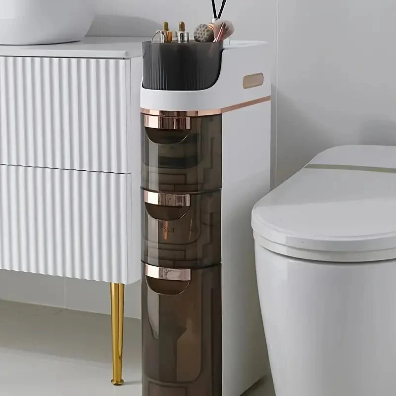 Multi-Purpose Slim Design Rolling Storage Cart - Image 3