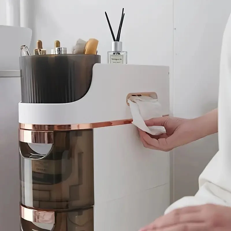 Multi-Purpose Slim Design Rolling Storage Cart - Image 6