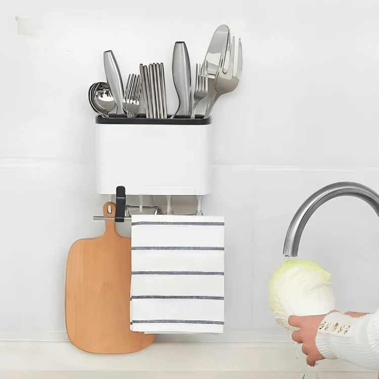 Multi-Purpose Space-Saver Utensil Storage Rack - Image 9