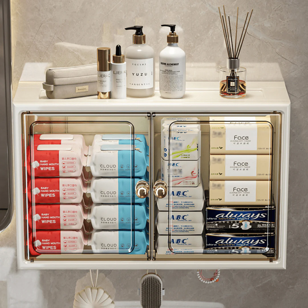 Multi-Purpose Space Saving Wall Mounted Storage Organizer With Hooks - Image 4