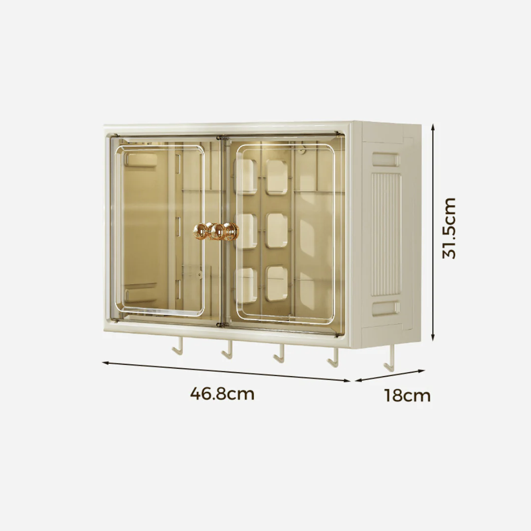 Multi-Purpose Space Saving Wall Mounted Storage Organizer With Hooks - Image 6