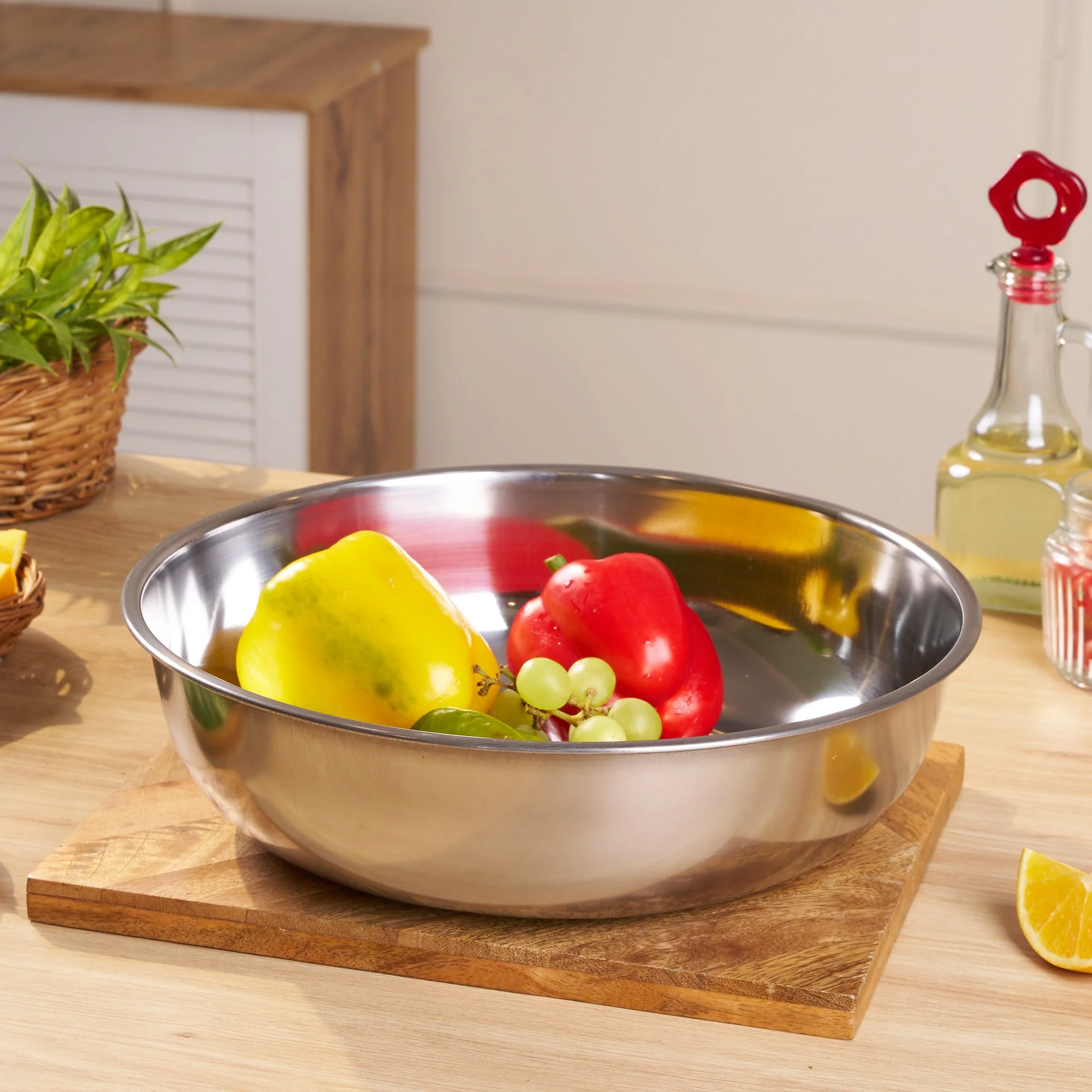 Multi-Purpose Stainless Steel Kitchen Bowl - Image 3