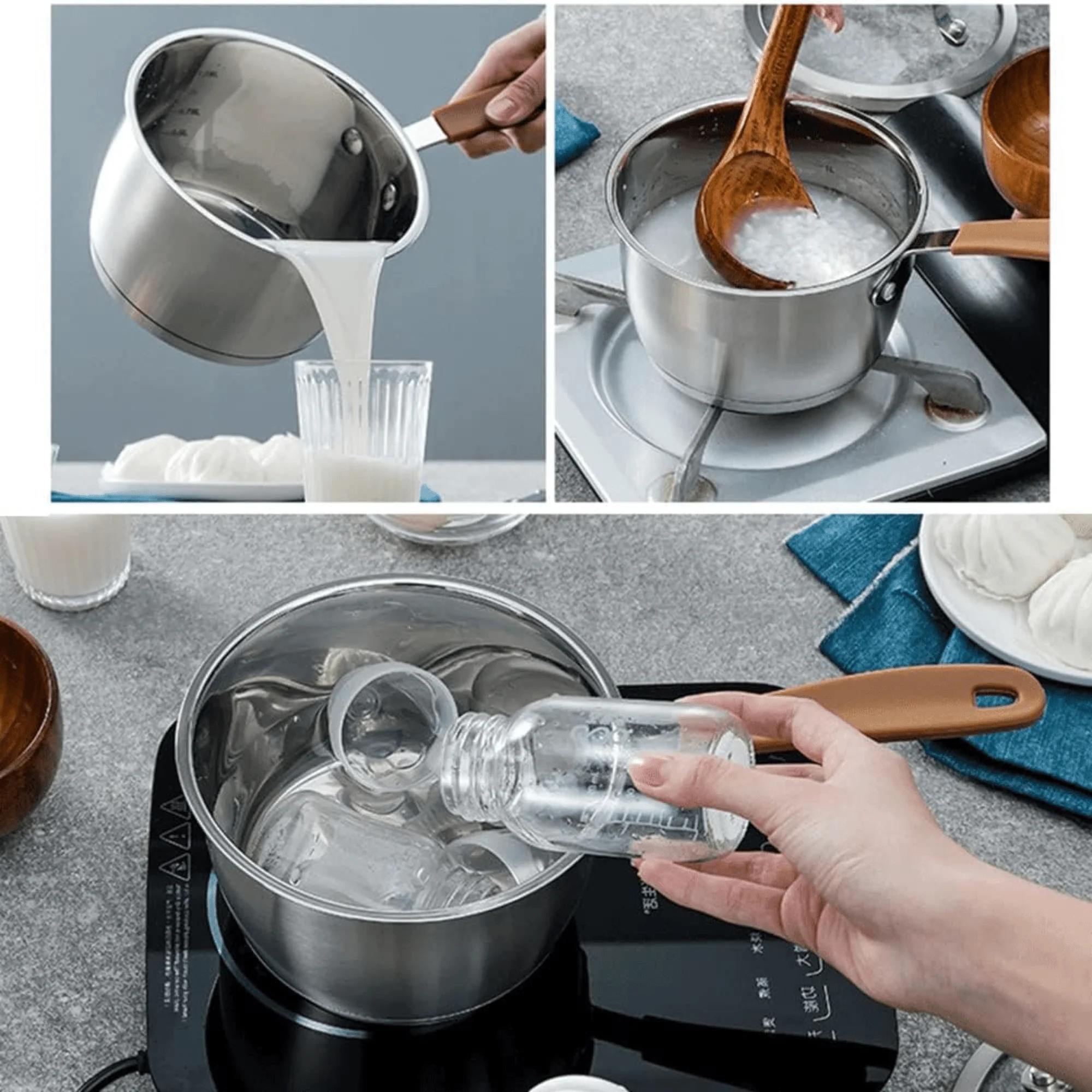 Multi-Purpose Stainless Steel Cooking & Steaming Pot (2Litre) - Image 8