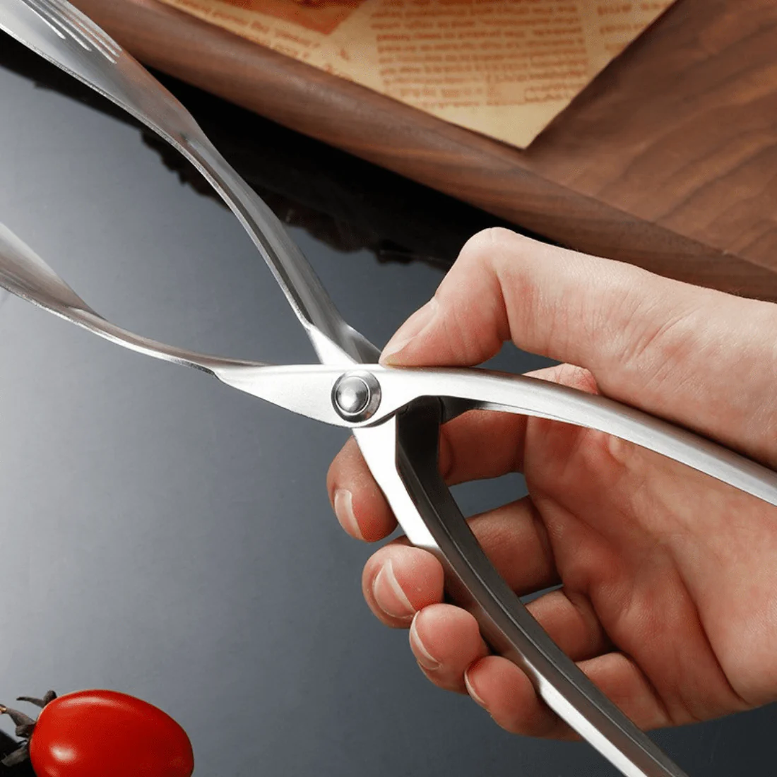 Multi-Purpose Stainless Steel Food Tong Clip - Image 2