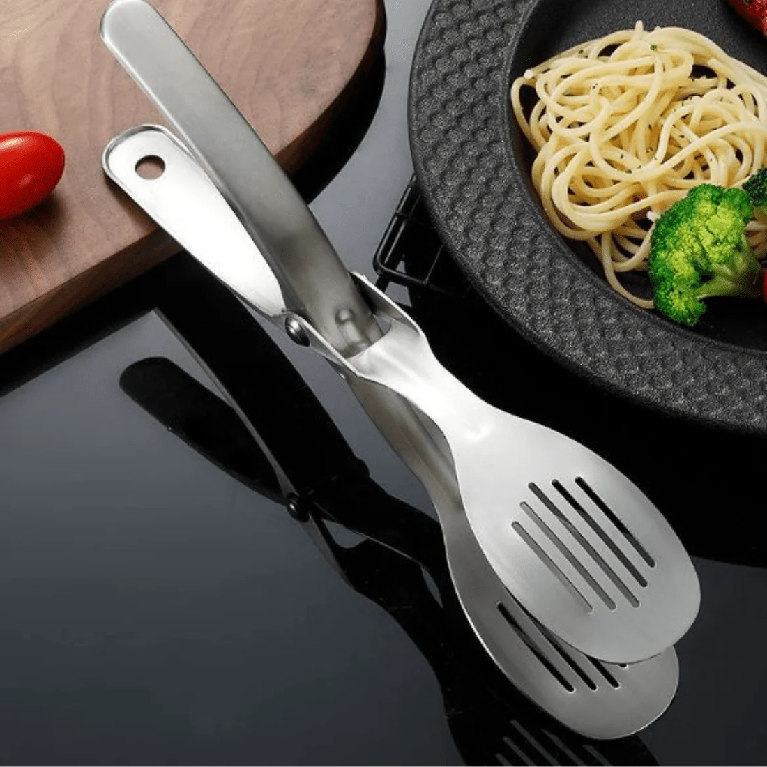 Multi-Purpose Stainless Steel Food Tong Clip - Image 4