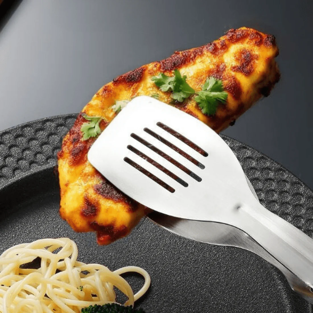 Multi-Purpose Stainless Steel Food Tong Clip - Image 5