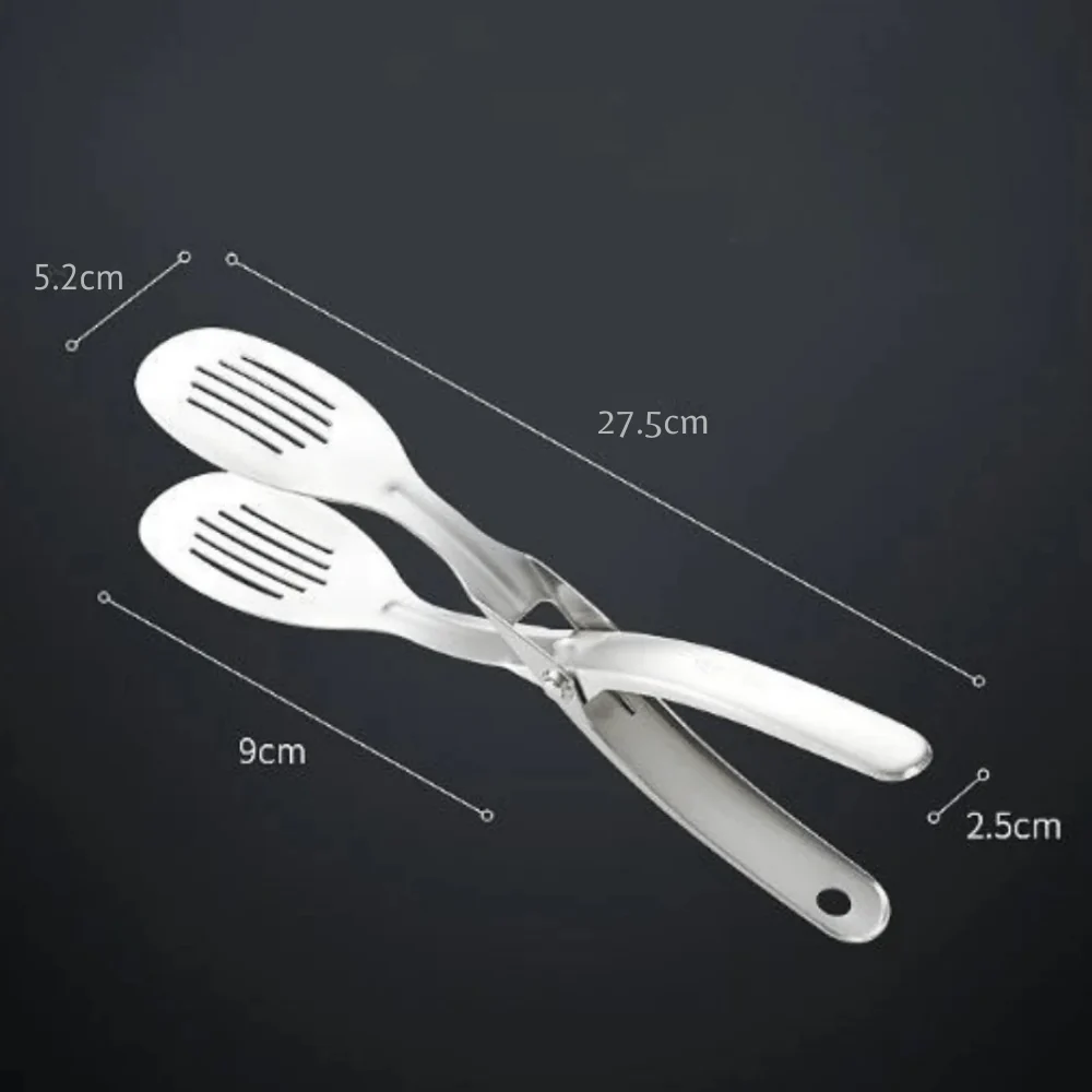 Multi-Purpose Stainless Steel Food Tong Clip - Image 6