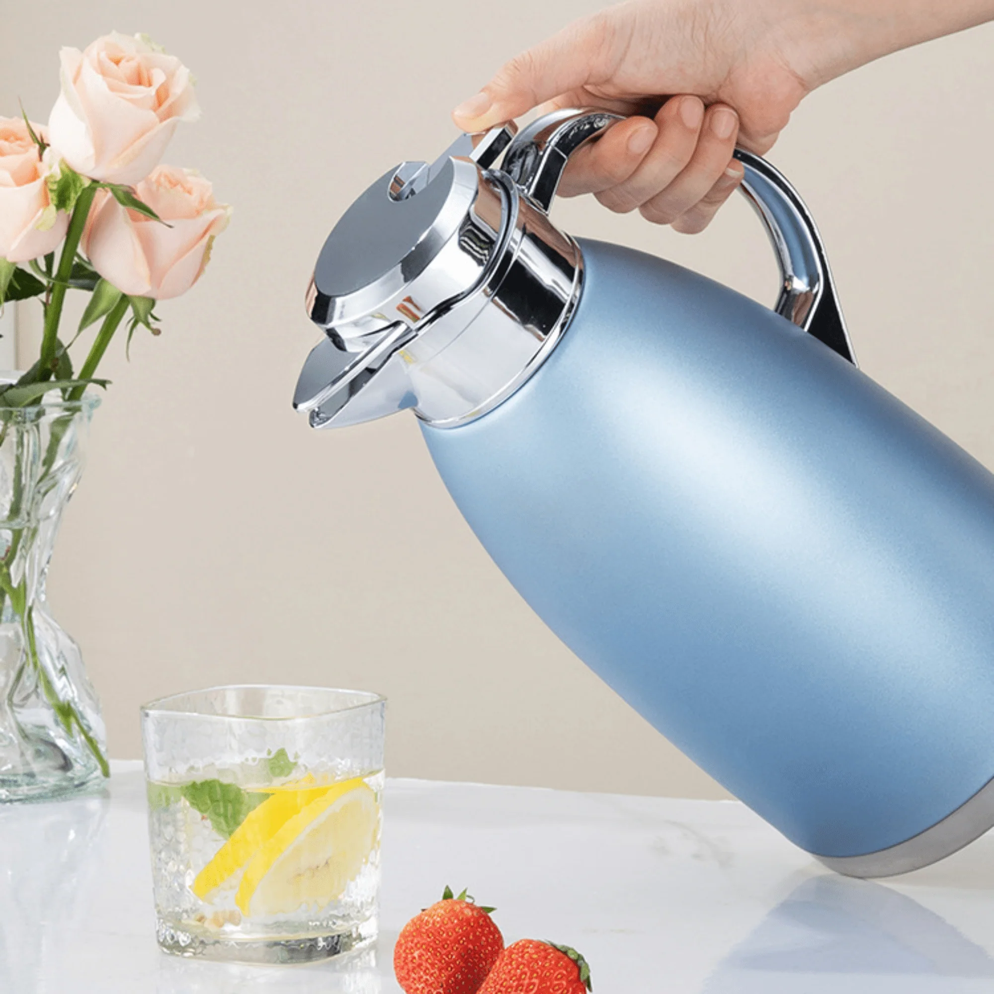 Multi-Purpose Stainless Steel Vacuum Insulated Kettle (2.3L) - Image 3