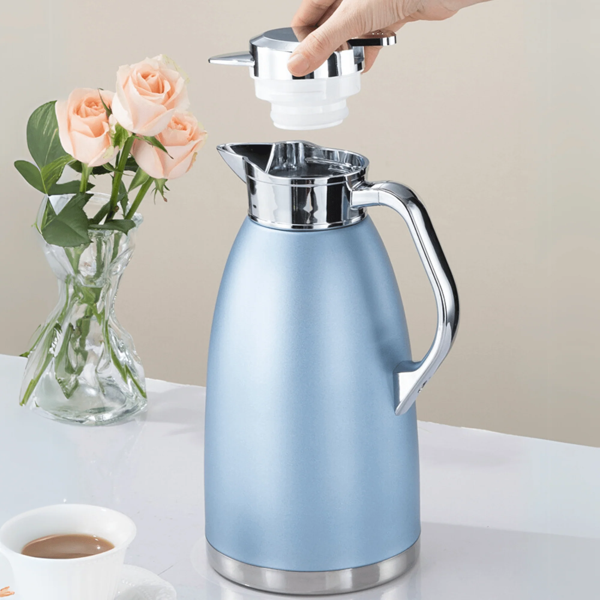 Multi-Purpose Stainless Steel Vacuum Insulated Kettle (2.3L) - Image 5