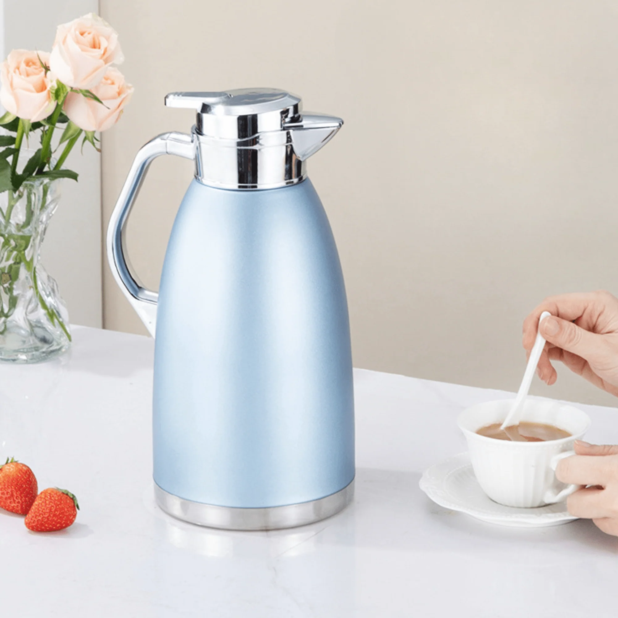Multi-Purpose Stainless Steel Vacuum Insulated Kettle (2.3L) - Image 8