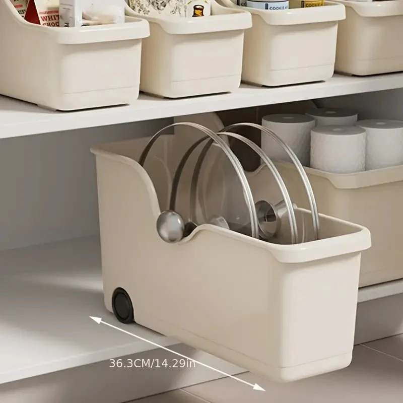 Multi-Purpose Storage Basket With Wheels - Image 4