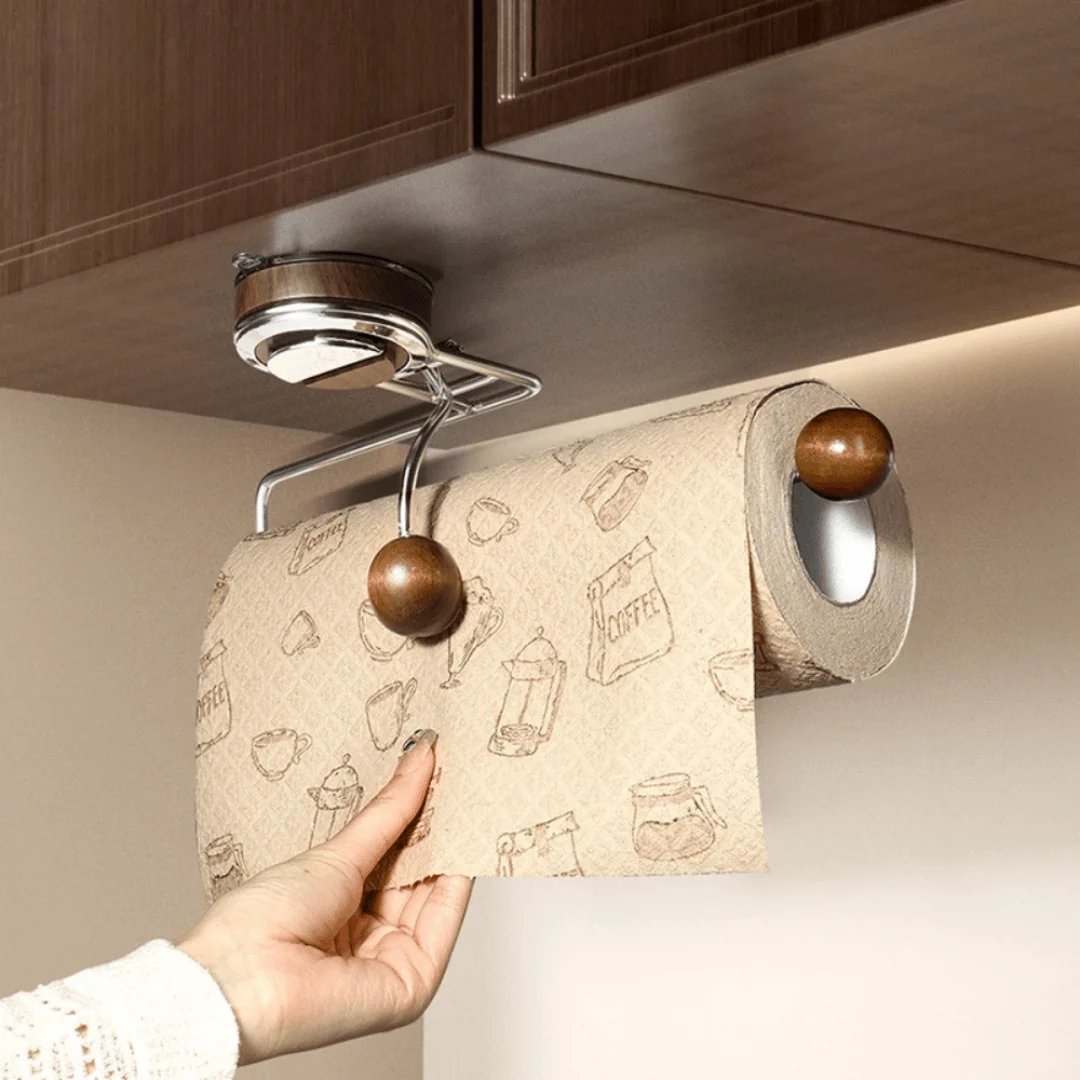 Multi-Purpose Suction Cup Paper Towel Holder - Image 4