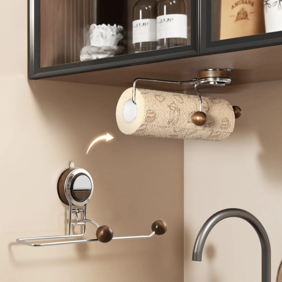 Multi-Purpose Suction Cup Paper Towel Holder - Image 5