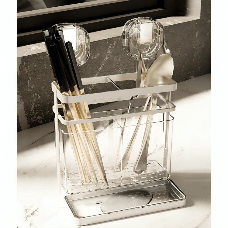Multi-Purpose Suction Grip Spoon Organizer - Image 3