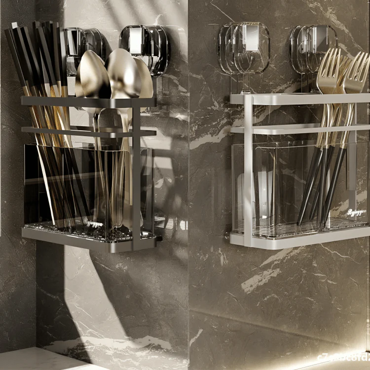 Multi-Purpose Suction Grip Spoon Organizer - Image 7