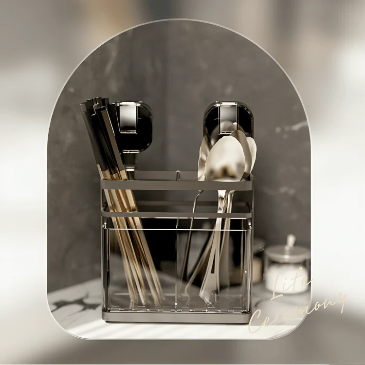 Multi-Purpose Suction Grip Spoon Organizer - Image 8