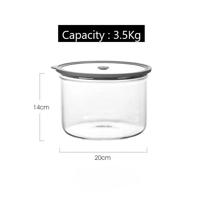 Multi-Purpose Transparent Borosilicate Food Storage Container with Airtight Lid - Image 7