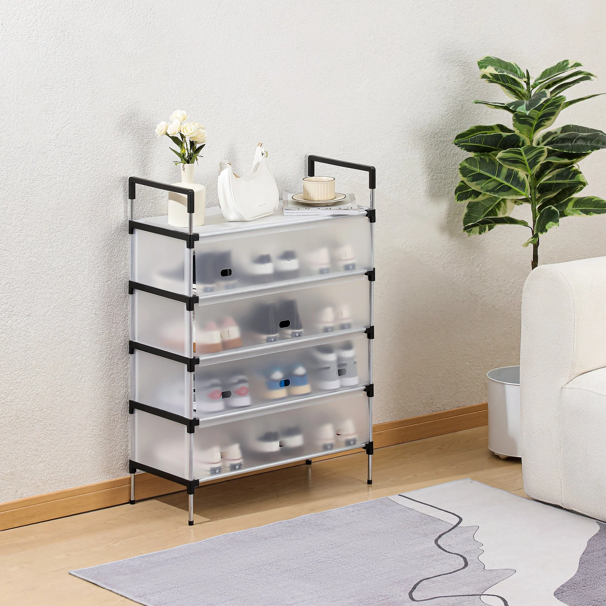 Multi-Tier Dust-Proof Shoe Rack - Image 3